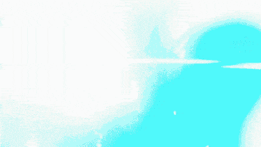 a blue and white background with a few dots on it