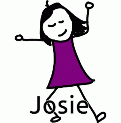 Josie Purple Dress GIF - Josie Purple Dress Stick Figure GIFs