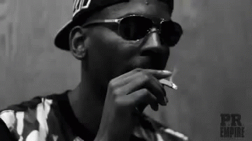 Young Dolph Paper Route GIF - Young Dolph Paper Route Smoking GIFs