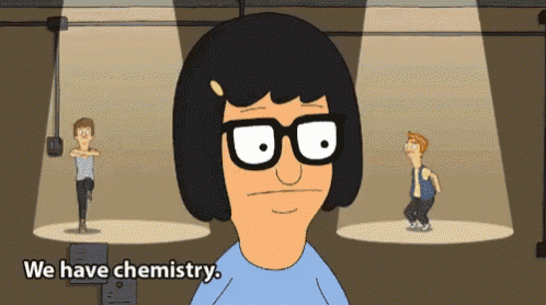 bob 's burgers bob says we have chemistry in front of a group of people