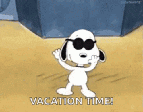 Peanuts Vacation Time GIF - Peanuts Vacation Time Snoopy GIFs