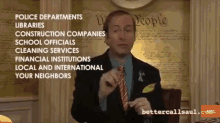 Saul Goodman Could Have His Own Show On Amc. Here'S A Short List Of What It May Feature. GIF - Police Departments Libraries News GIFs