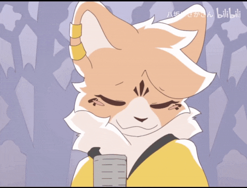 a cartoon of a cat with chinese writing on the bottom right corner
