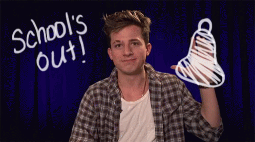 Charlie Puth Bell Rings GIF - Charlie Puth Bell Rings Schools Out GIFs