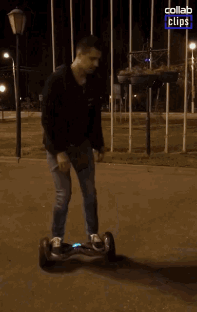 Hoverboard Fail Spinning GIF