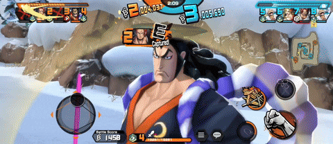 a screenshot of a video game shows a character with the number 2 on his head