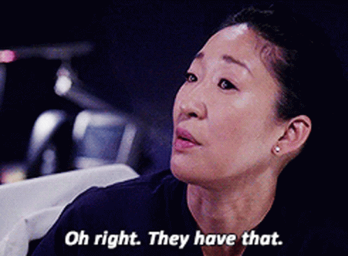 Greys Anatomy Cristina Yang GIF - Greys Anatomy Cristina Yang Oh Right They Have That GIFs