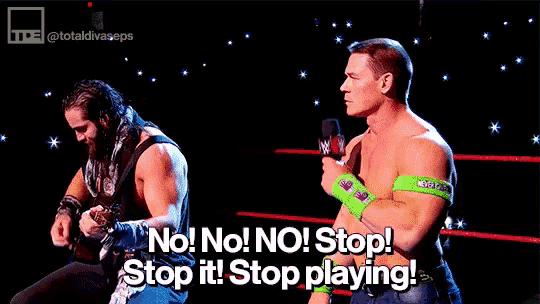 John Cena Stop Playing GIF