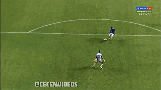 a soccer game is being played in front of an advertisement for norjosports