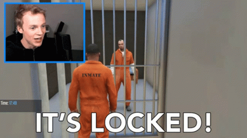 Its Locked Imprisoned GIF - Its Locked Imprisoned Locked Up GIFs