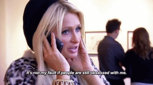 Paris Hilton Obsessed GIF - Paris Hilton Obsessed Phone GIFs