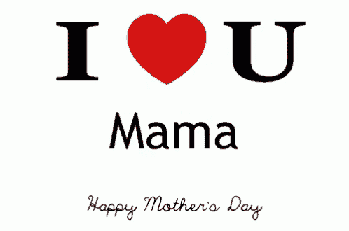 a happy mother 's day greeting card that says i love you mamma