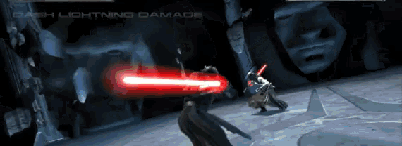 a screenshot of a video game with the words dash lightning damage on the bottom