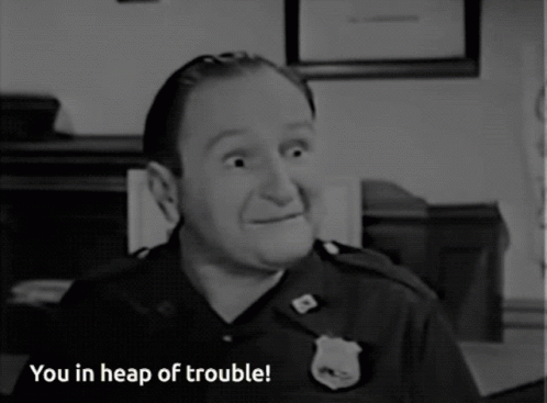 Heap Of Trouble Police GIF