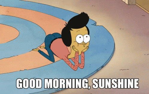 Mooorning GIF - Good Morning Sunshine Hello Cartoons GIFs