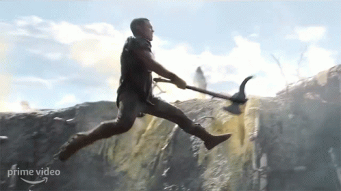 Attack Arondir GIF - Attack Arondir Lord Of The Rings Ring Of Power GIFs
