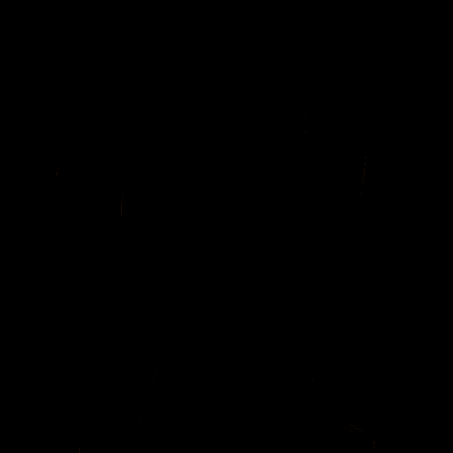 a close up of a anime character 's face with a yellow background