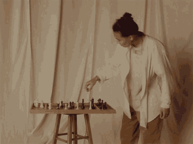 Playing Chess Soran GIF - Playing Chess Soran Bottled Up Song GIFs