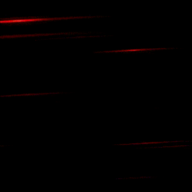a red letter y is lit up on a dark background