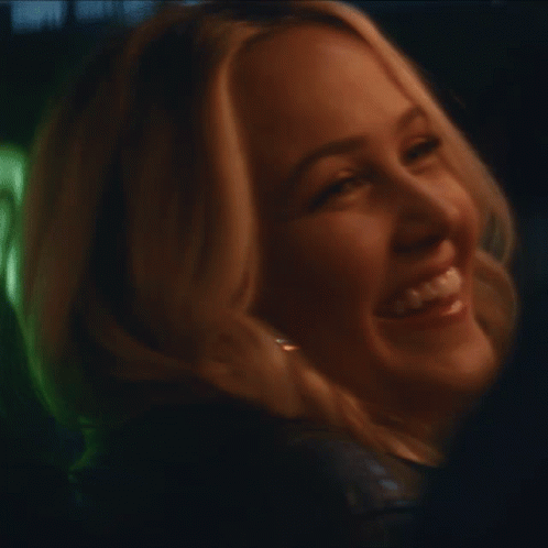 Laughing Priscilla Block GIF - Laughing Priscilla Block Just About Over You Song GIFs