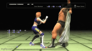 a video game screen shows a woman wearing diva shorts
