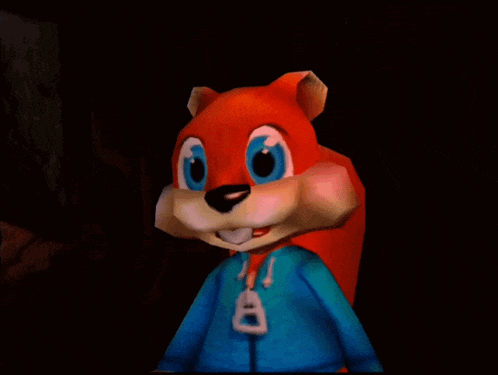 a cartoon character with dollar signs on his eyes and a letter b around his neck