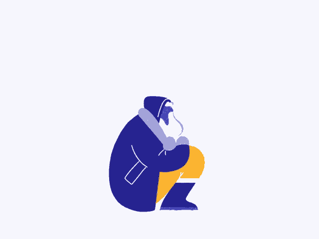 an illustration of a person dressed as santa claus with a reindeer head