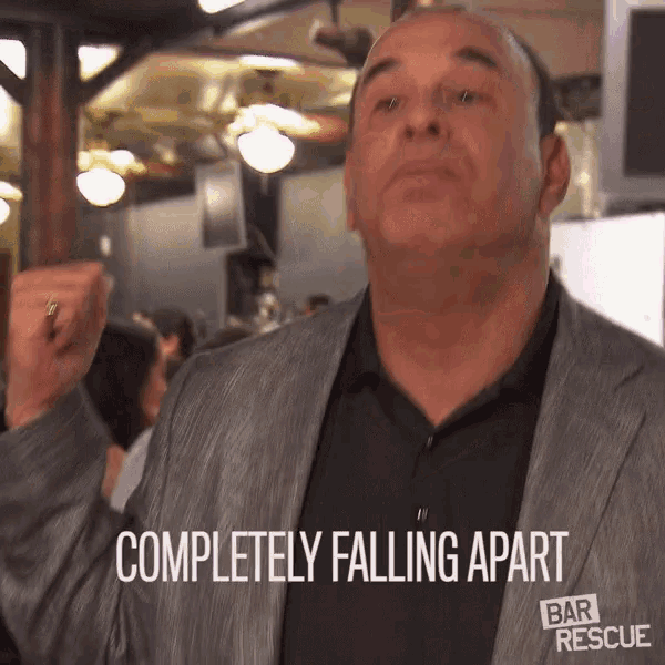 Completely Falling Apart Hot Mess GIF - Completely Falling Apart Hot Mess Disaster GIFs