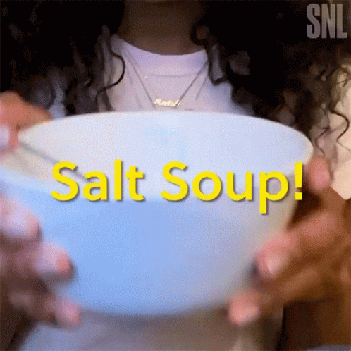 Salt Soup Ego Nwodim GIF - Salt Soup Ego Nwodim Saturday Night Live GIFs