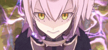 a close up of a girl 's face in a video game