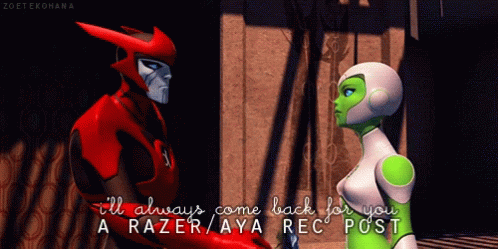 Razer Red Lantern GIF - Razer Red Lantern Aya GIFs