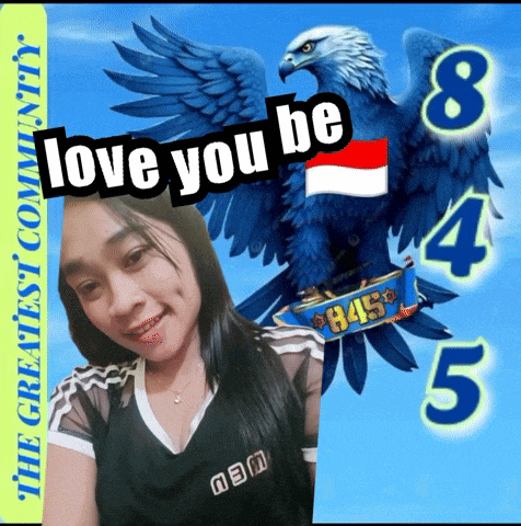 a picture of a woman and an eagle with the words love you be