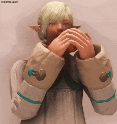 a screenshot of a video game character with the words honeycam.org visible