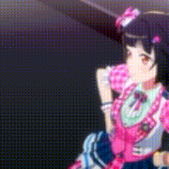 a blurred image of a girl with a flower in her hair .