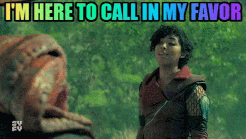 Vagrant Queen Syfy GIF - Vagrant Queen Syfy Im Here To Call In My Favor GIFs