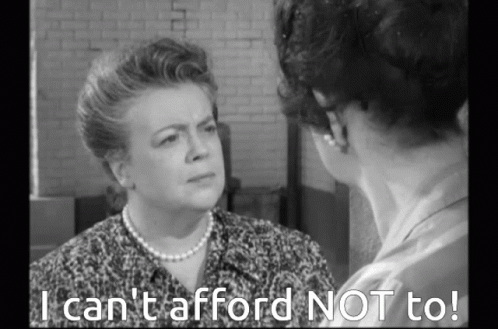 Aunt B Andy Griffith Show GIF - Aunt B Andy Griffith Show Cant Afford Not To GIFs