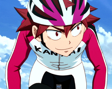 a cartoon character is wearing a helmet and a kanji jersey