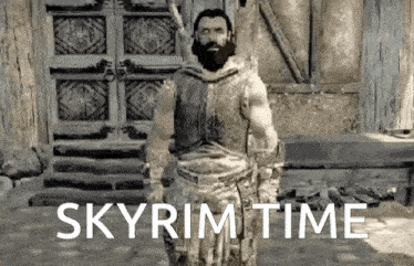 Skyrim Time Skyrim GIF