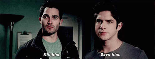 There Are Two Types Of People GIF - Teen Wolf Opposites Kill Him GIFs