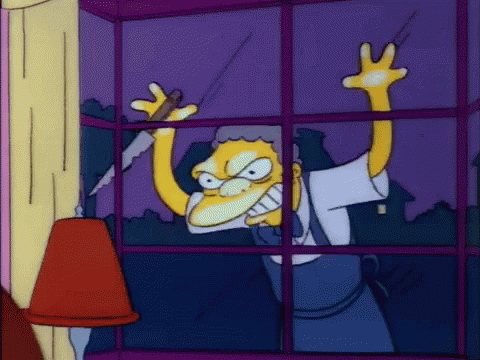Moe Stalker GIF - Moe Stalker The Simpsons GIFs