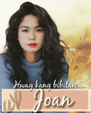 joan is the name of the woman shown on this poster