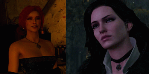 Triss Yennefer GIF - Triss Yennefer The Witcher GIFs