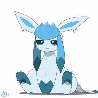 a cartoon drawing of a pokemon sitting down with a serious look on his face .