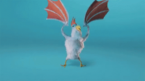 Chicken Dragon Blow Fire GIF - Chicken Dragon Blow Fire Good Mythical Morning With Rhett And Link GIFs