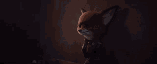 a picture of a fox with the words sad sk kamruzzaman written below it