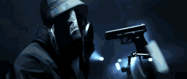 a blurry picture of a person in a dark room