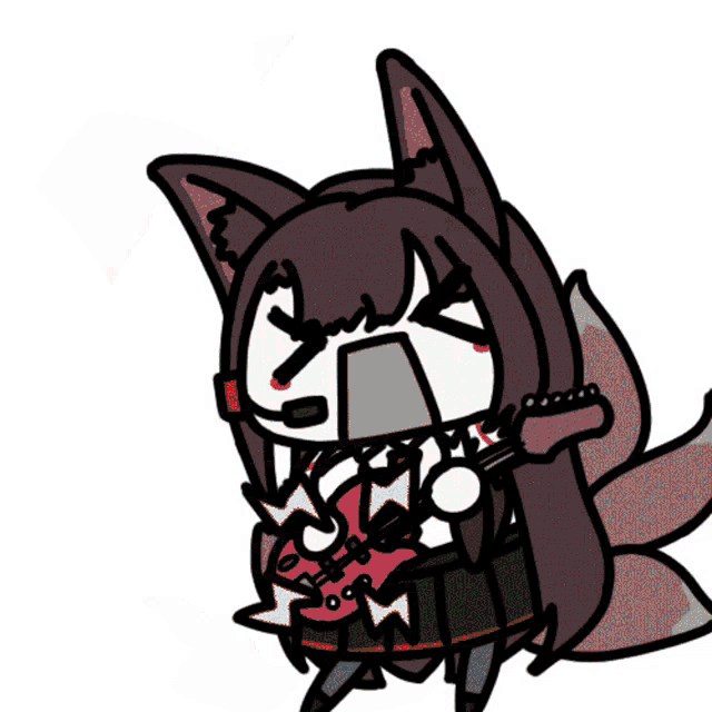 a drawing of a cat with a mask on