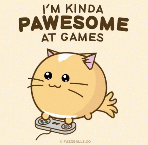 Cat Playing Games GIF - Cat Playing Games Im Kinda Pawesome GIFs