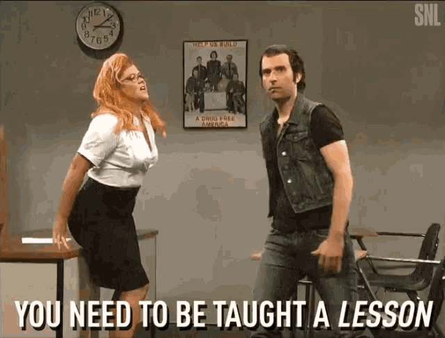 Taught A Lesson Kyle Mooney GIF - Taught A Lesson Lesson Kyle Mooney GIFs