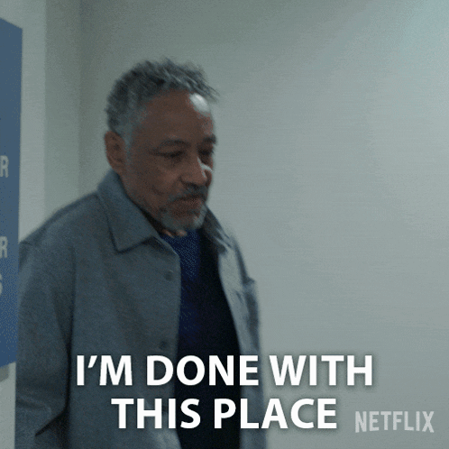 Im Done With This Place Leo Pap GIF - Im Done With This Place Leo Pap Giancarlo Esposito GIFs